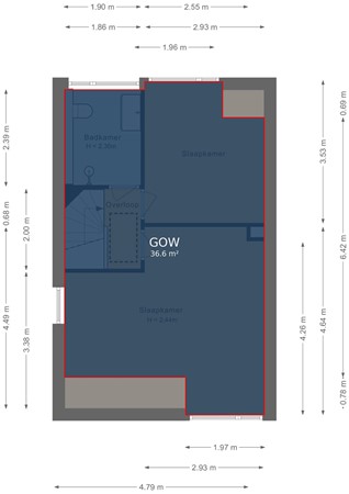 Foto - Onder bod: De Sallandse Roe 40, 8252 JW Dronten